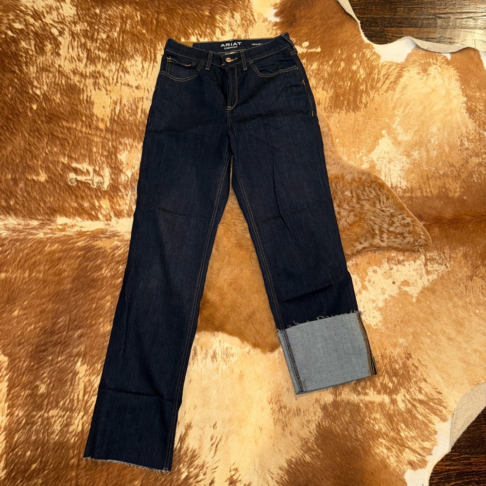 Ariat Women's High Rise Jeans - Dark Blue